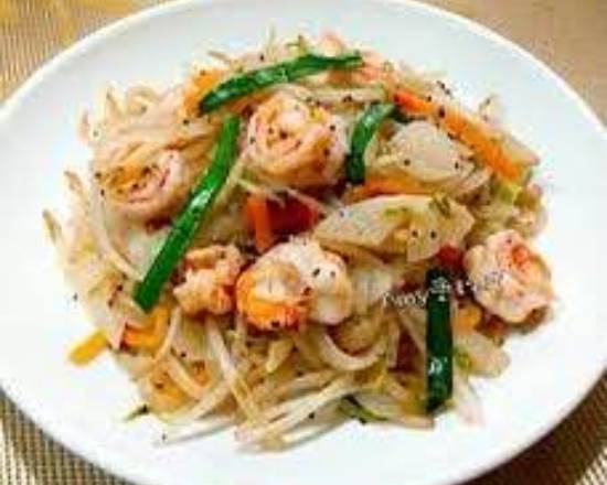 Chop suey aux crevettes / Shrimp Chop Suey/ 虾仁炒豆芽
